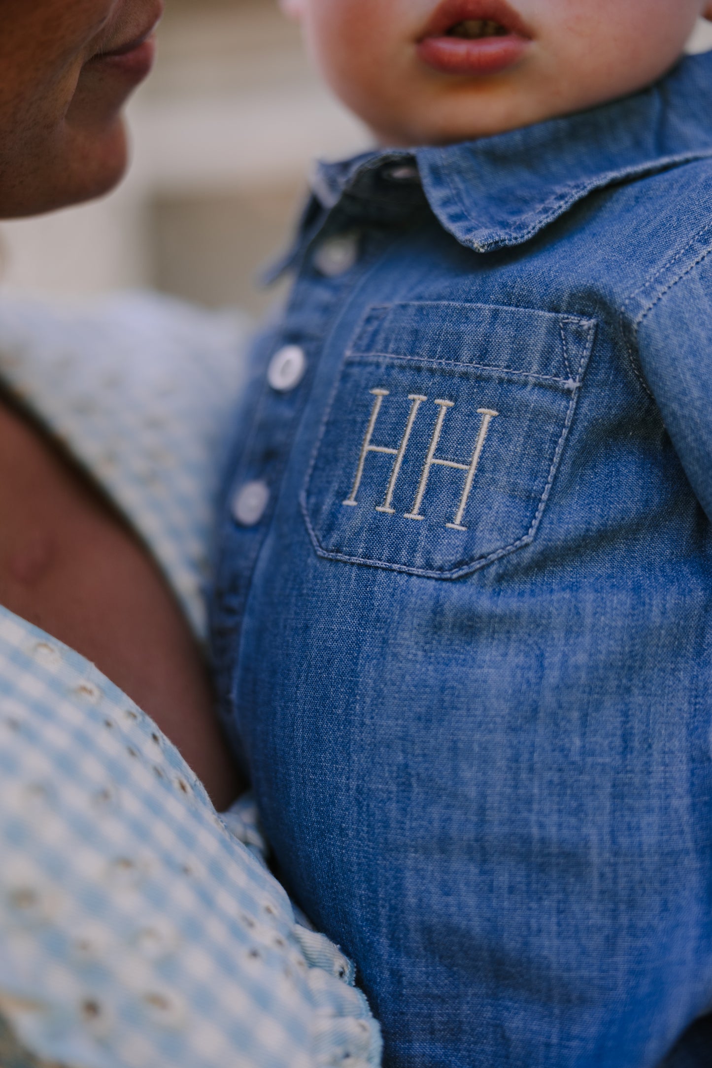 True Blue Romper