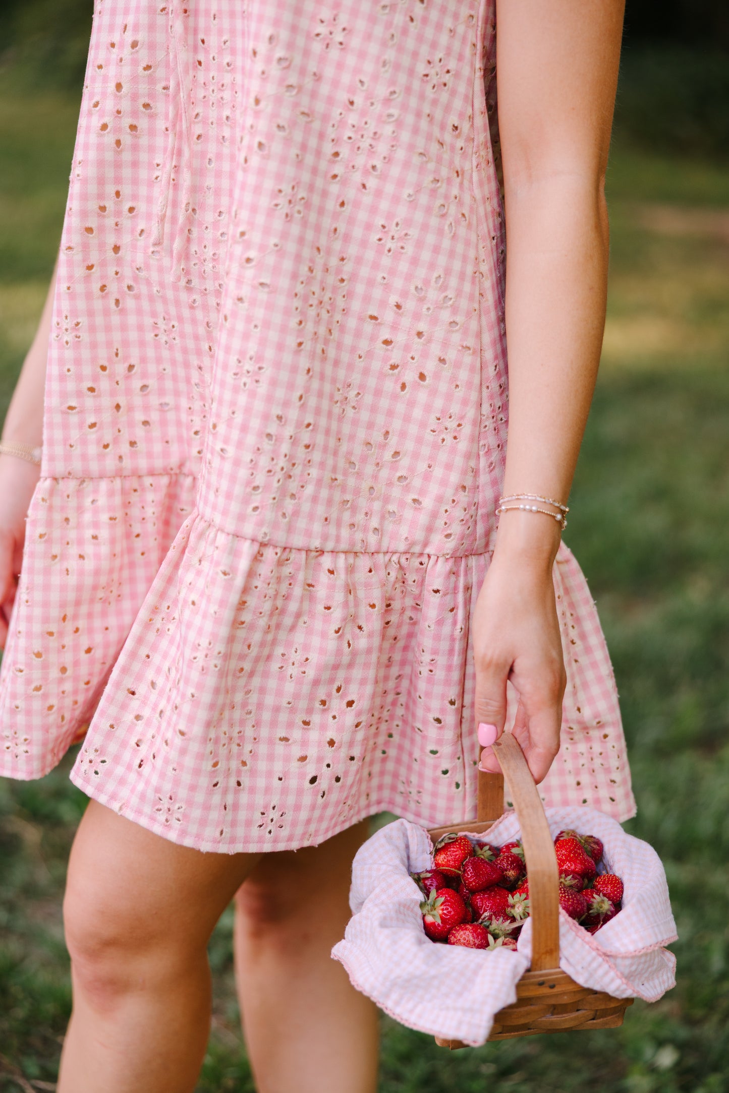 Pressed Posy Dress in Pink