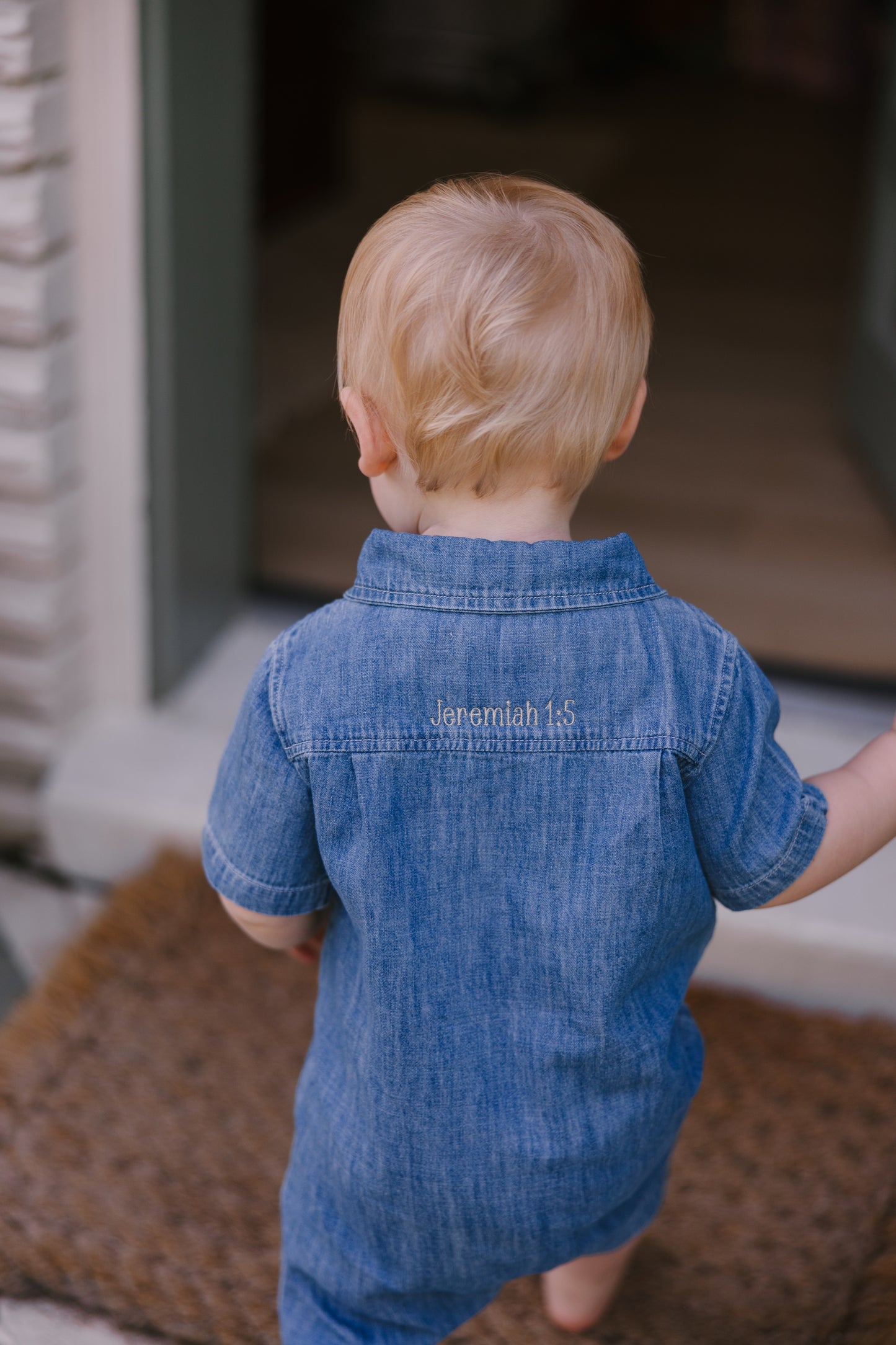 True Blue Romper